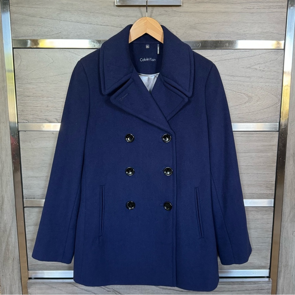 Calvin Klein Wool Blend Peacoat NWOT